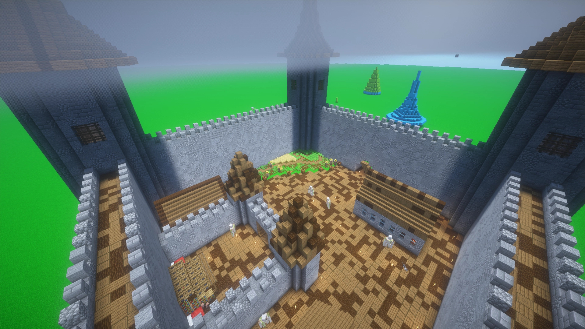 Medieval village sorrounded by walls – additional image